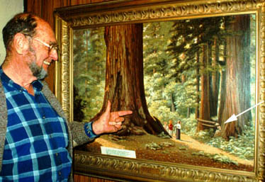 Leonard and an Andrew Putnam Hill Painting